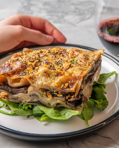 Gluten Free Mushroom Lasagne Recipe | Nodo – Nodo Donuts