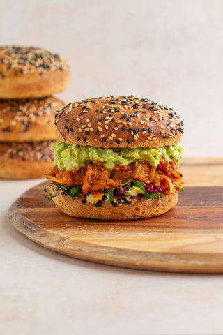 Gluten Free, Vegan Jackfruit Burgers | Recipe by Little Delish – Nodo Donuts