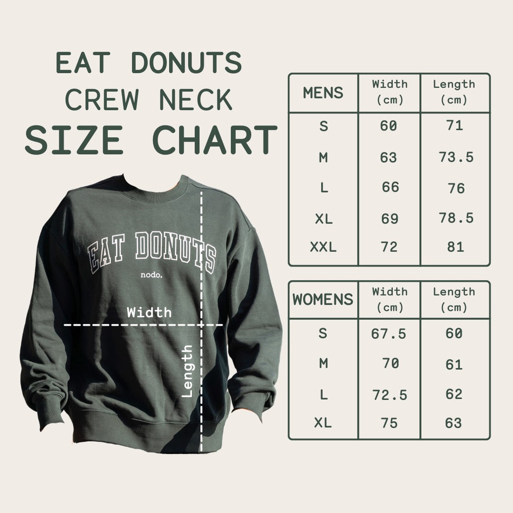 Eat Donuts Crew Jumper